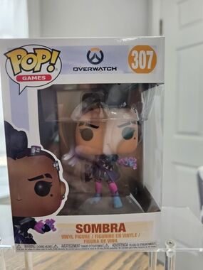 🌺 Funko Pop! Games Overwatch Sombra #307 Vinyl Figure - Purple & Pink Accents